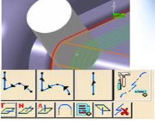 CATIA V5多軸循曲線加工